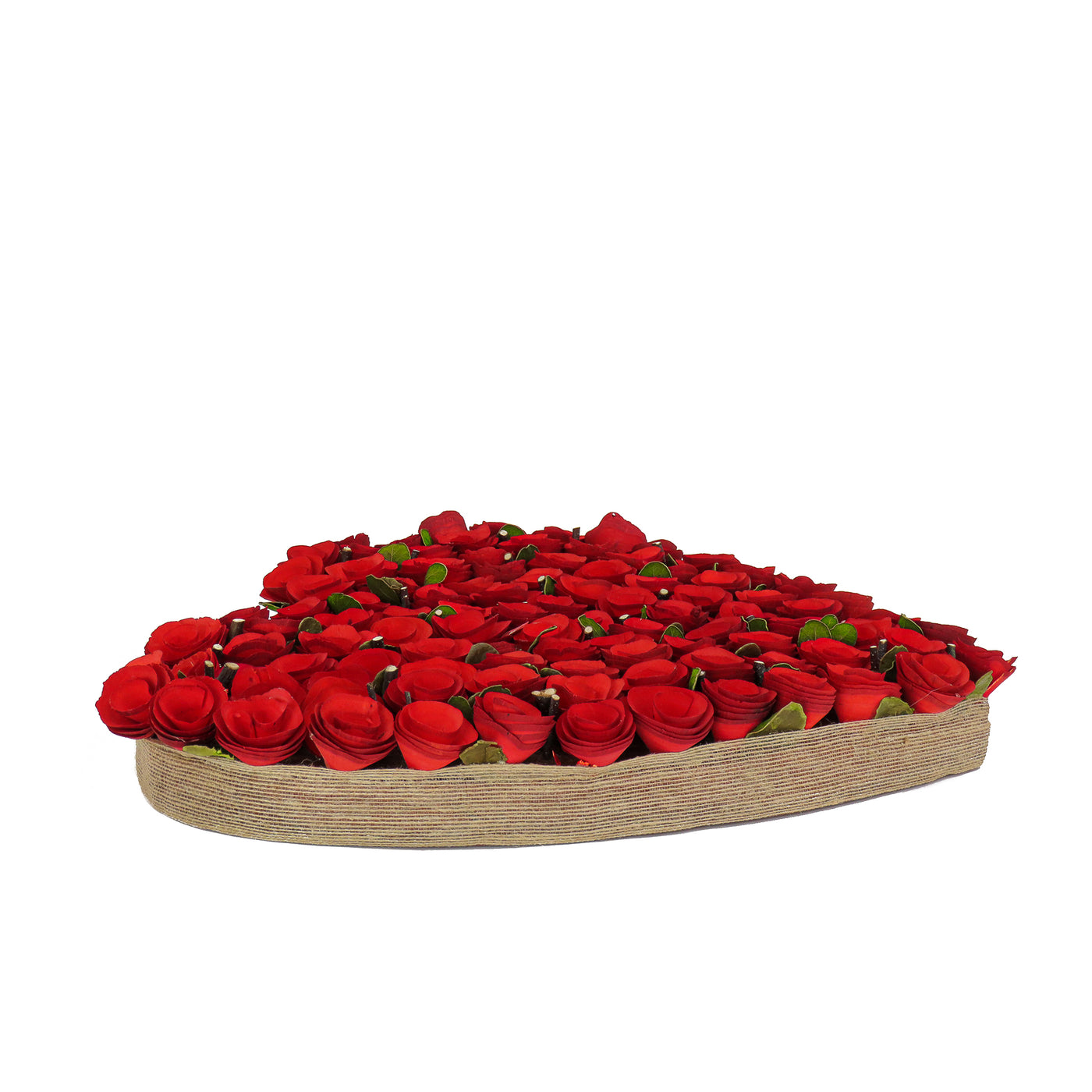 17 in. Valentine's Red Roses Heart - National Tree Company