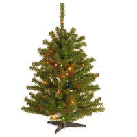 3 ft. Pre-Lit Eastern Spruce Tree with Multicolor Lights - National Tree Company