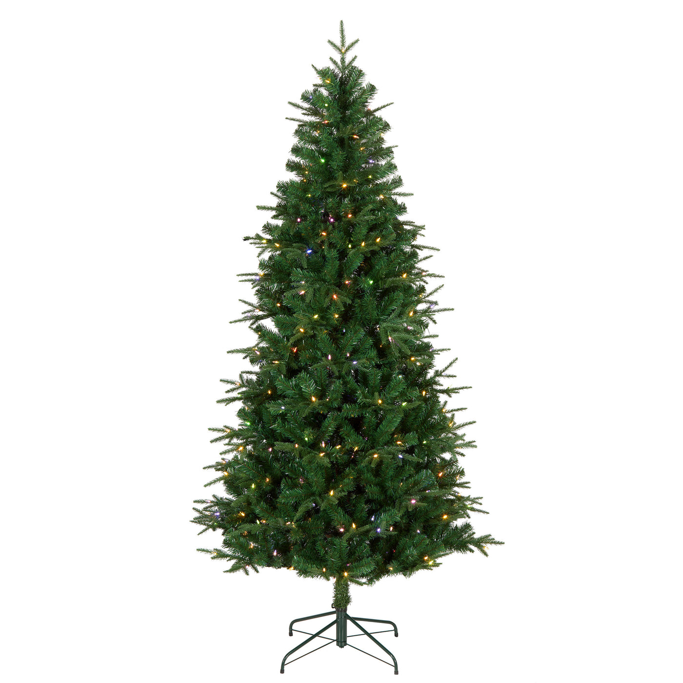 7.5 ft. Pre-Lit Evercrest Artificial Christmas Tree with PowerConnect and Dual Color Multifunction Lights - National Tree Company