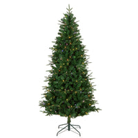 7.5 ft. Pre-Lit Evercrest Artificial Christmas Tree with PowerConnect and Dual Color Multifunction Lights - National Tree Company