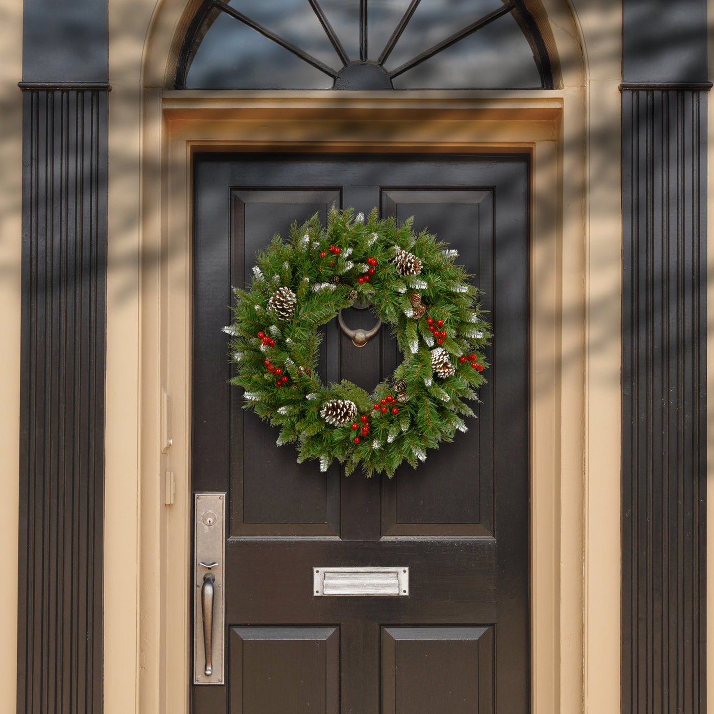 24 in. Frosted Berry Wreath - National Tree Company