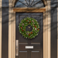 24 in. Frosted Berry Wreath - National Tree Company