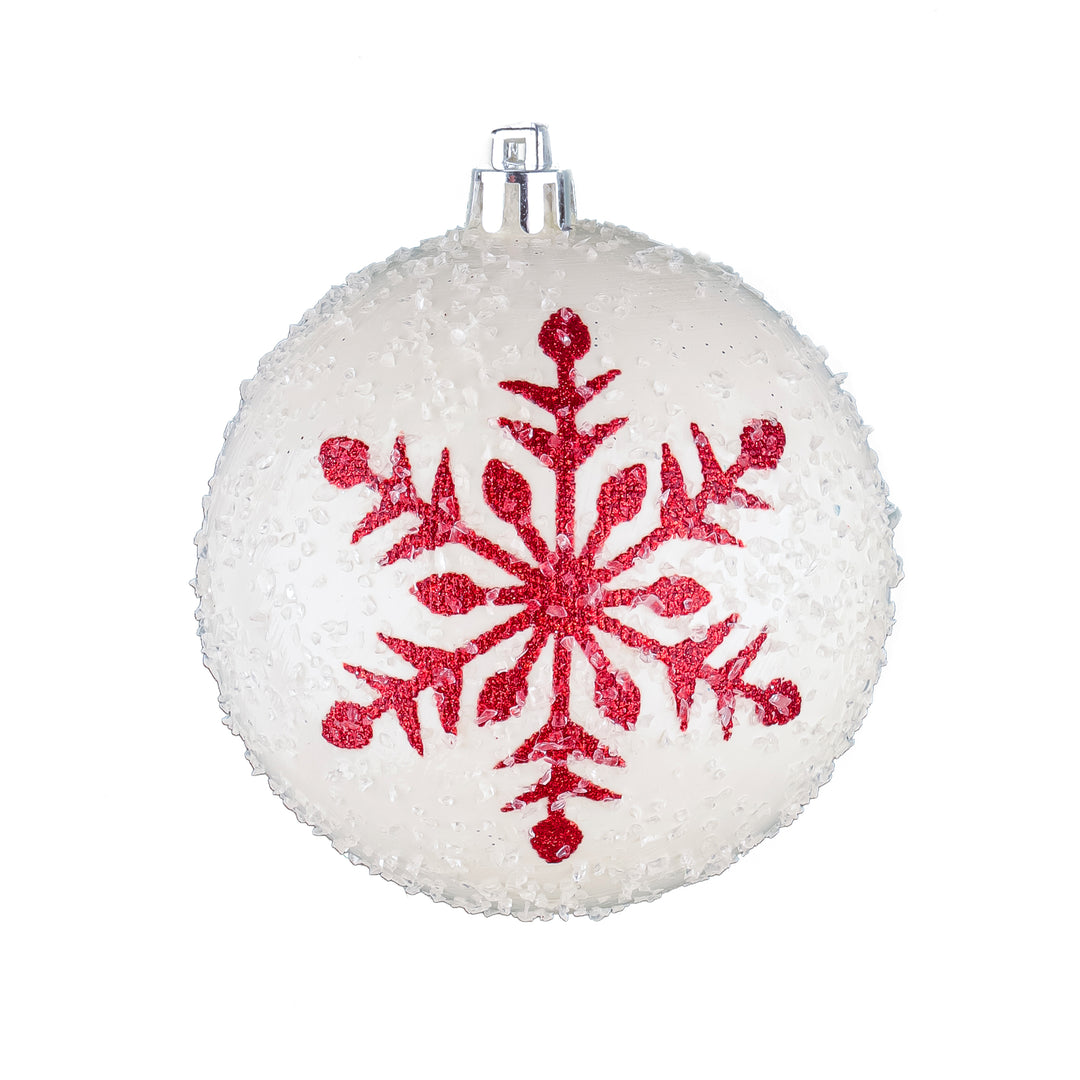 First Traditions 6 Piece Shatterproof Snowflake Ornaments