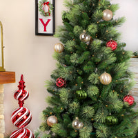 13 in. Gold Xmas Ball Decor Set - National Tree Company