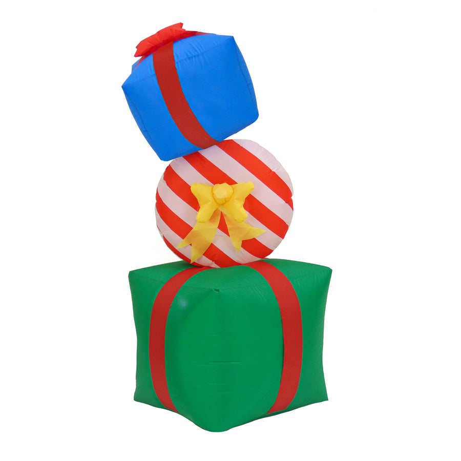 6' Inflatable Blow Up Giftbox Combination - National Tree Company