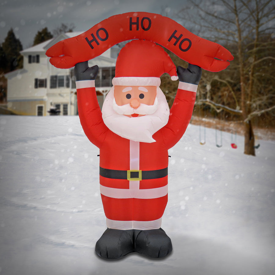 7 ft. Red Inflatable Blow Up Santa