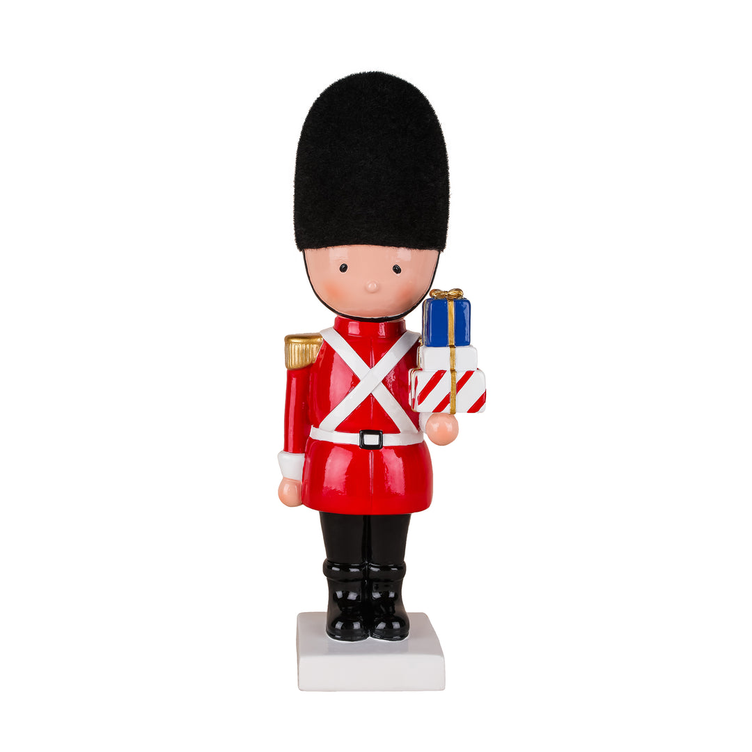 First Traditions 11" Christmas Soldier with Gifts
