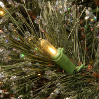 4 ft. Pre-Lit Glittery Bristle Tree with Clear Lights - National Tree Company