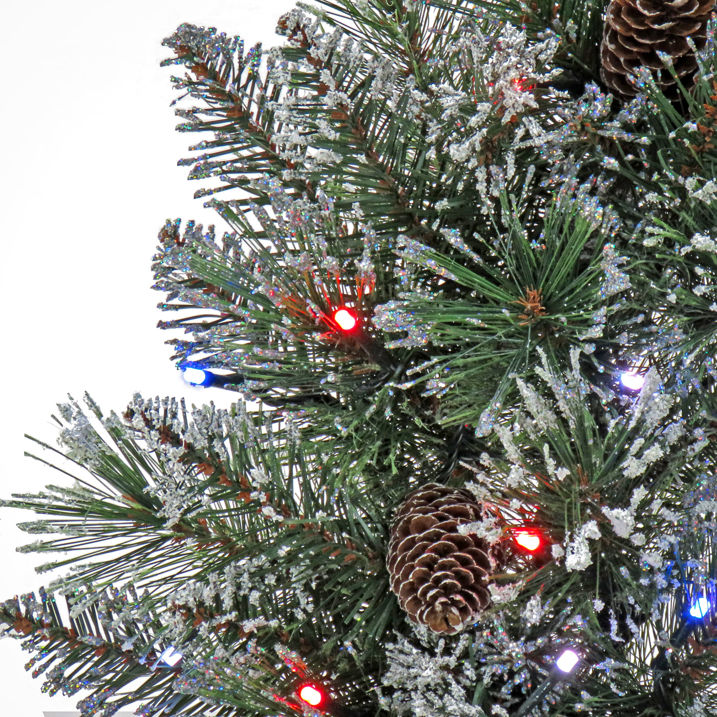 4 ft. Pre-Lit Aberdeen Blue Spruce Tree with Twinkly LED Lights, Plug-In - National Tree Company