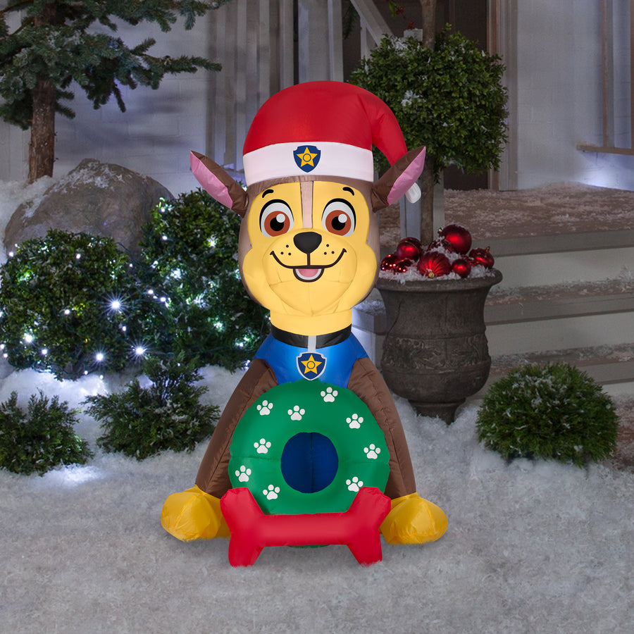 3 ft. Inflatable Chase from Paw Patrol with LED Lights