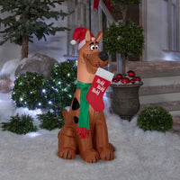 3.5 ft. Inflatable Scooby Doo  with LED Lights - National Tree Company