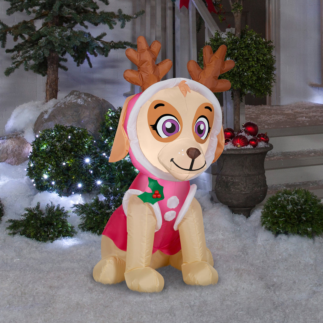 Inflatable Skye from Paw Patrol, LED Lights, Plug In, Christmas Collection, 3.5 Feet