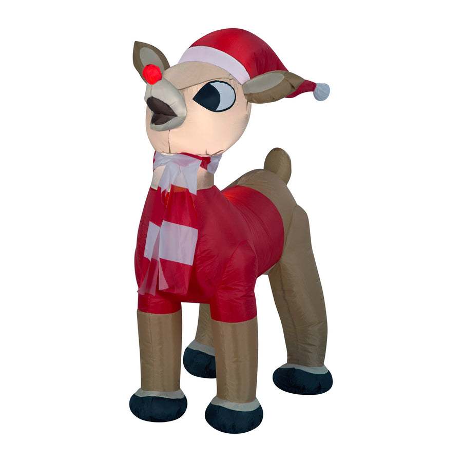 3.5 ft. Inflatable Rudolph the Red Nosed Reindeer - National Tree Company