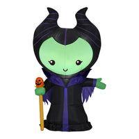 Halloween Inflatable Decoration, Black, Maleficient, Self Inflating, Plug In, 42 Inches - National Tree Company