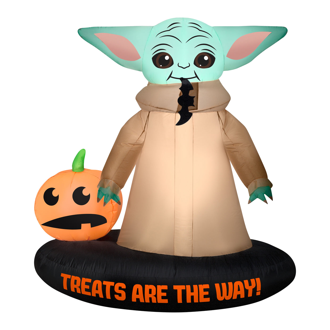 Halloween Inflatable Decoration, Green, Mandalorian, Self Inflating, Plug In, 78 Inches - National Tree Company