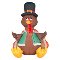 4 ft. Inflatable Thanksgiving Turkey - National Tree Company