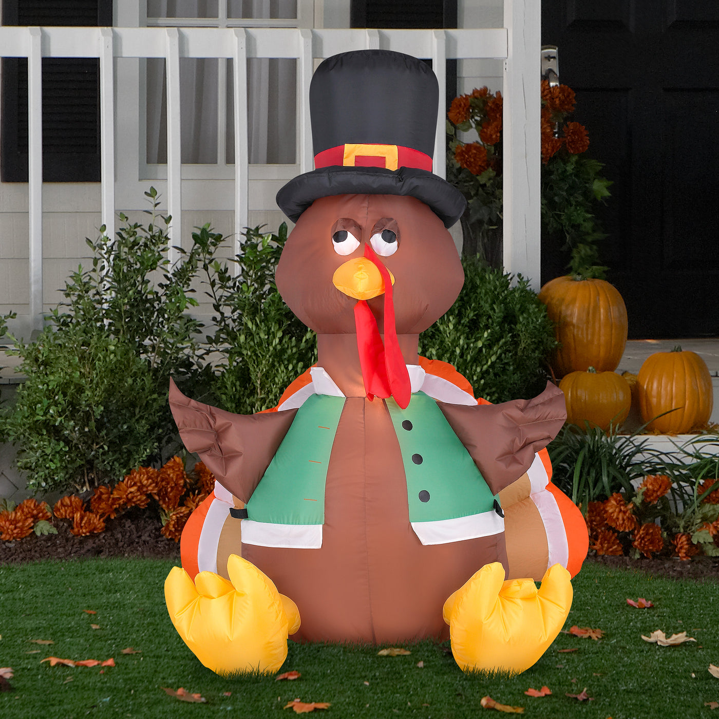 4 ft. Inflatable Thanksgiving Turkey - National Tree Company