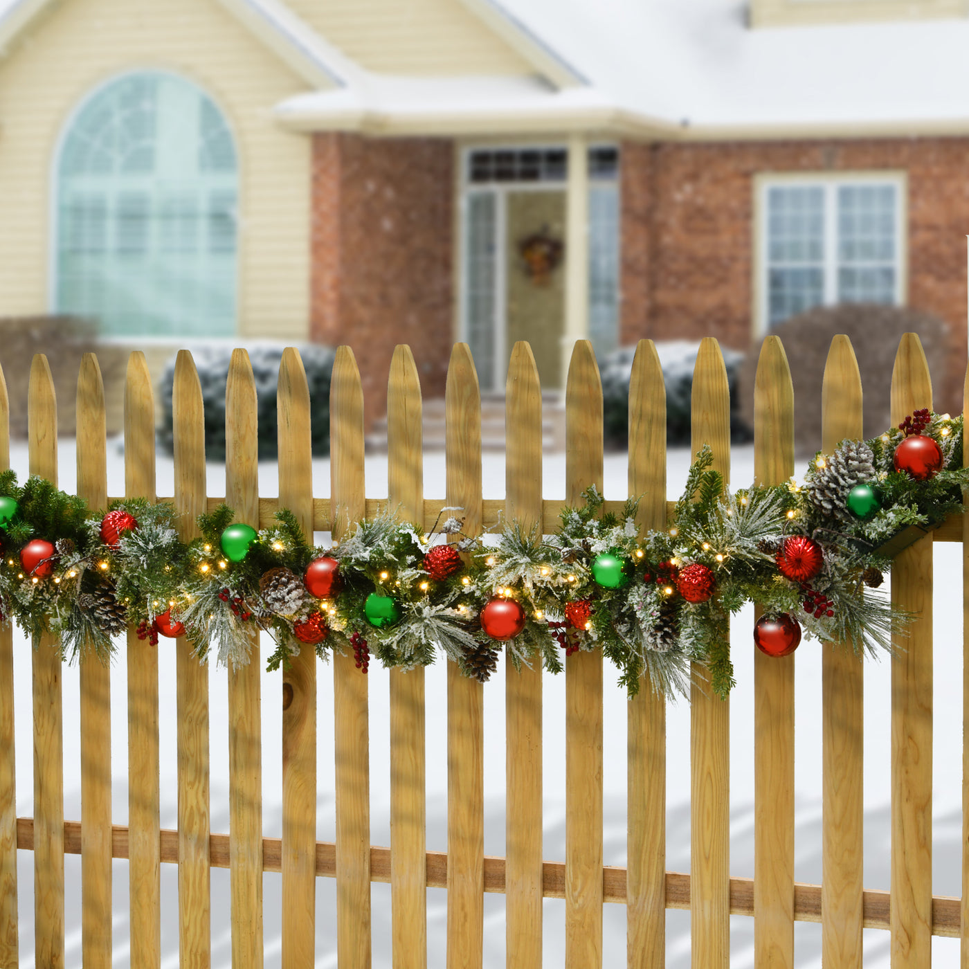 9 ft. Pre-Lit General Store Collection Decorated Garland - National Tree Company