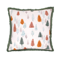 18 in. HGTV Home Collection Whimsical Forest Christmas Pillow - National Tree Company