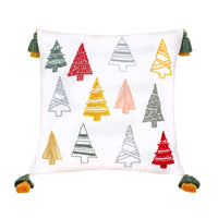 18 in. HGTV Home Collection Evergreen Forest Christmas Pillow - National Tree Company