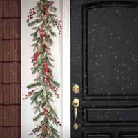 6 ft. Pre-Lit HGTV Home Collection Frosted Traditions Garland - National Tree Company