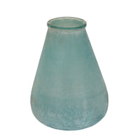 13" HGTV Home Collection Buried Vase, Turquoise - National Tree Company