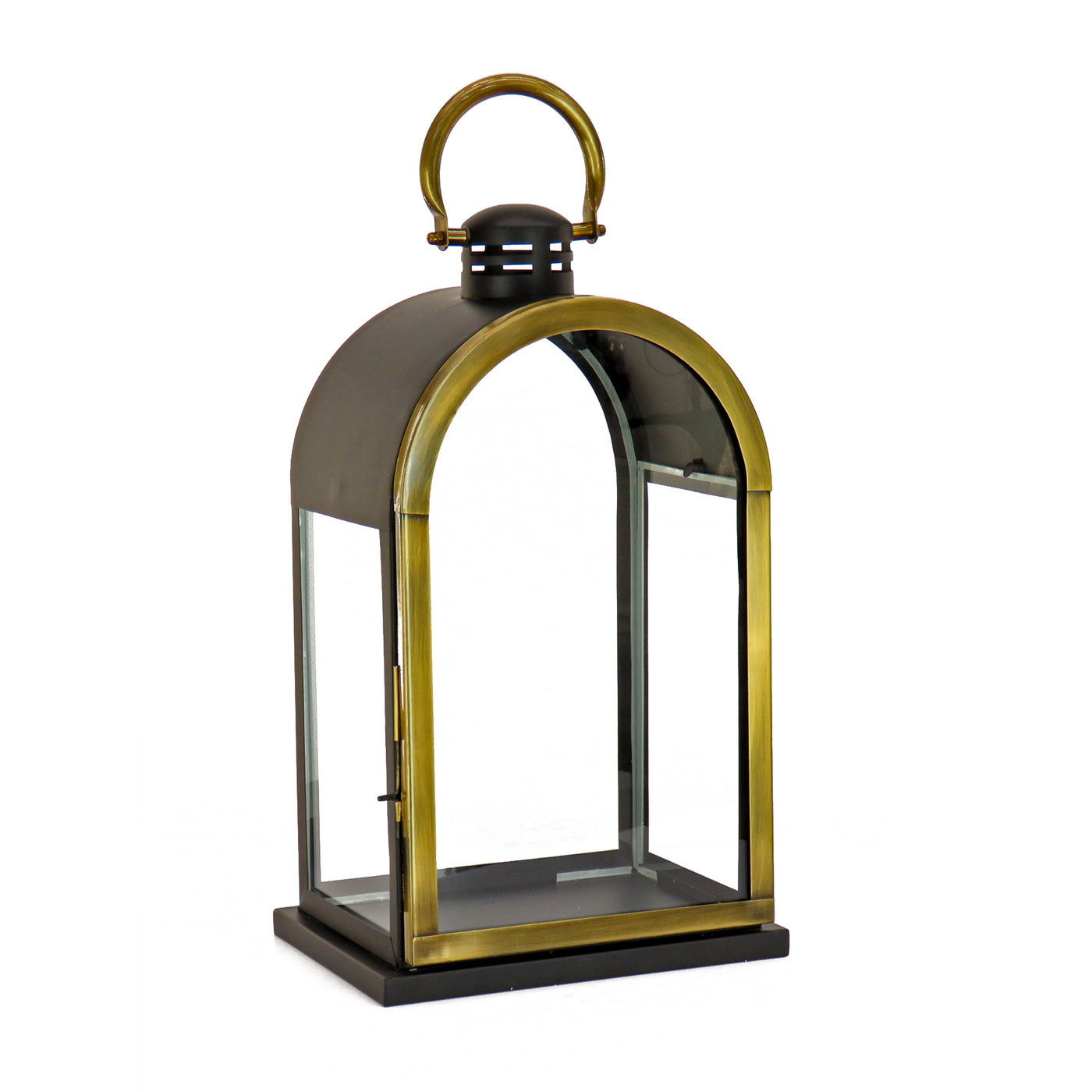 22 in. HGTV Home Collection Antique Bronze Dome Lantern, Large - National Tree Company