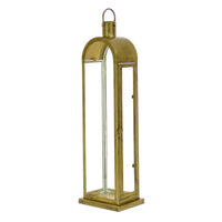 28 in. HGTV Home Collection Antique Bronze Arched Lantern, Large - National Tree Company