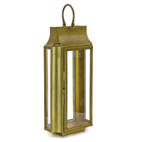 25 in. HGTV Home Collection Antique Bronze Lantern, Large - National Tree Company