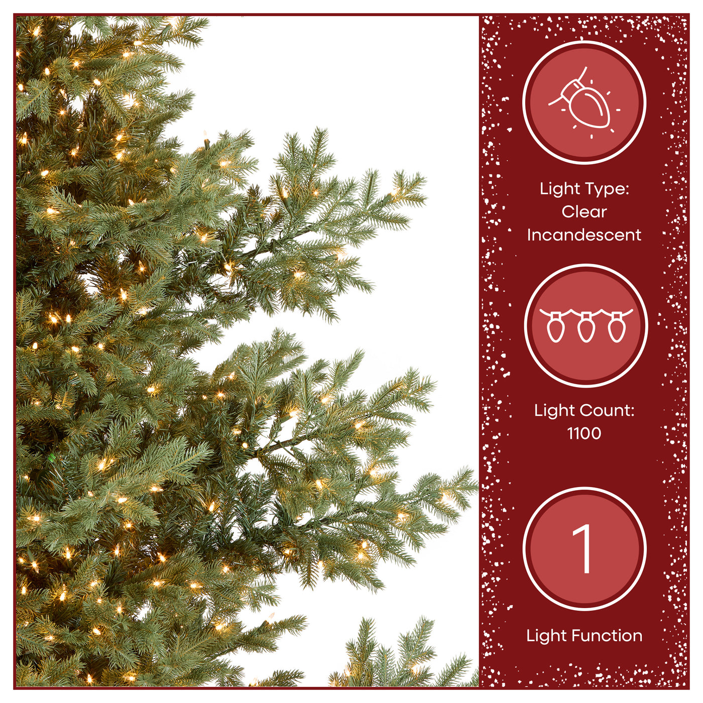 9 ft. Pre-Lit Decorator Tree with PowerConnect Clear Lights - National Tree Company