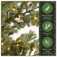 9 ft. Pre-Lit Decorator Tree with PowerConnect Clear Lights - National Tree Company