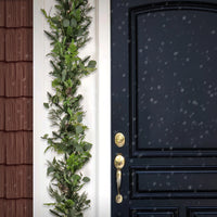 6 ft. Pre-Lit HGTV Home Collection Winter Garden Garland with LED Lights - National Tree Company