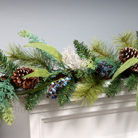 6ft. Blueberry Fields Garland - National Tree Company