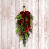 28 in. Christmas Joy Teardrop Swag - National Tree Company