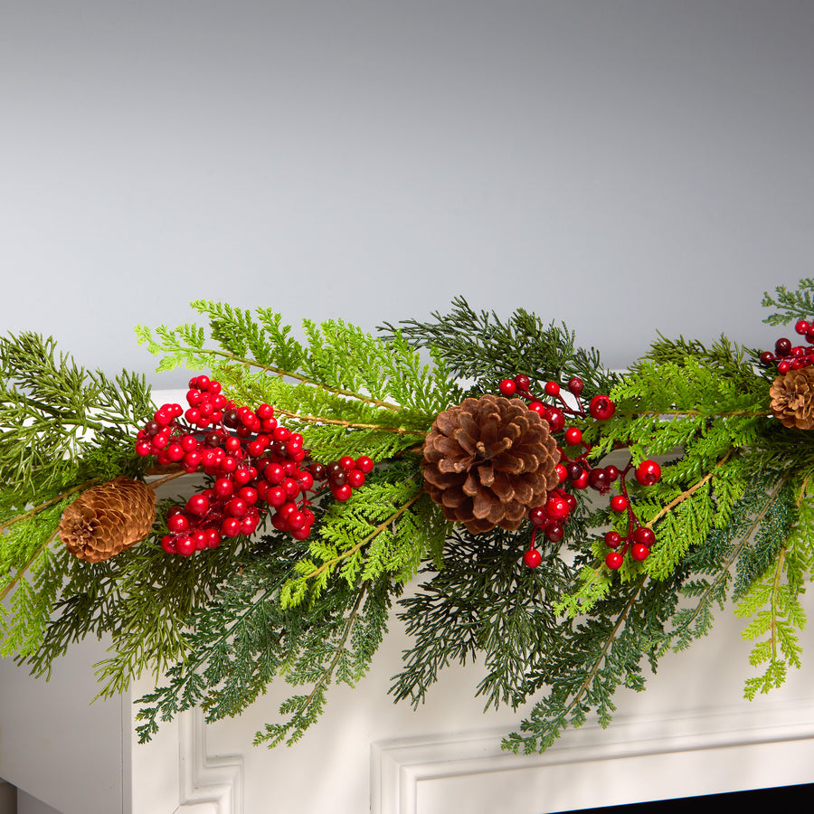5 ft. Christmas Joy Garland