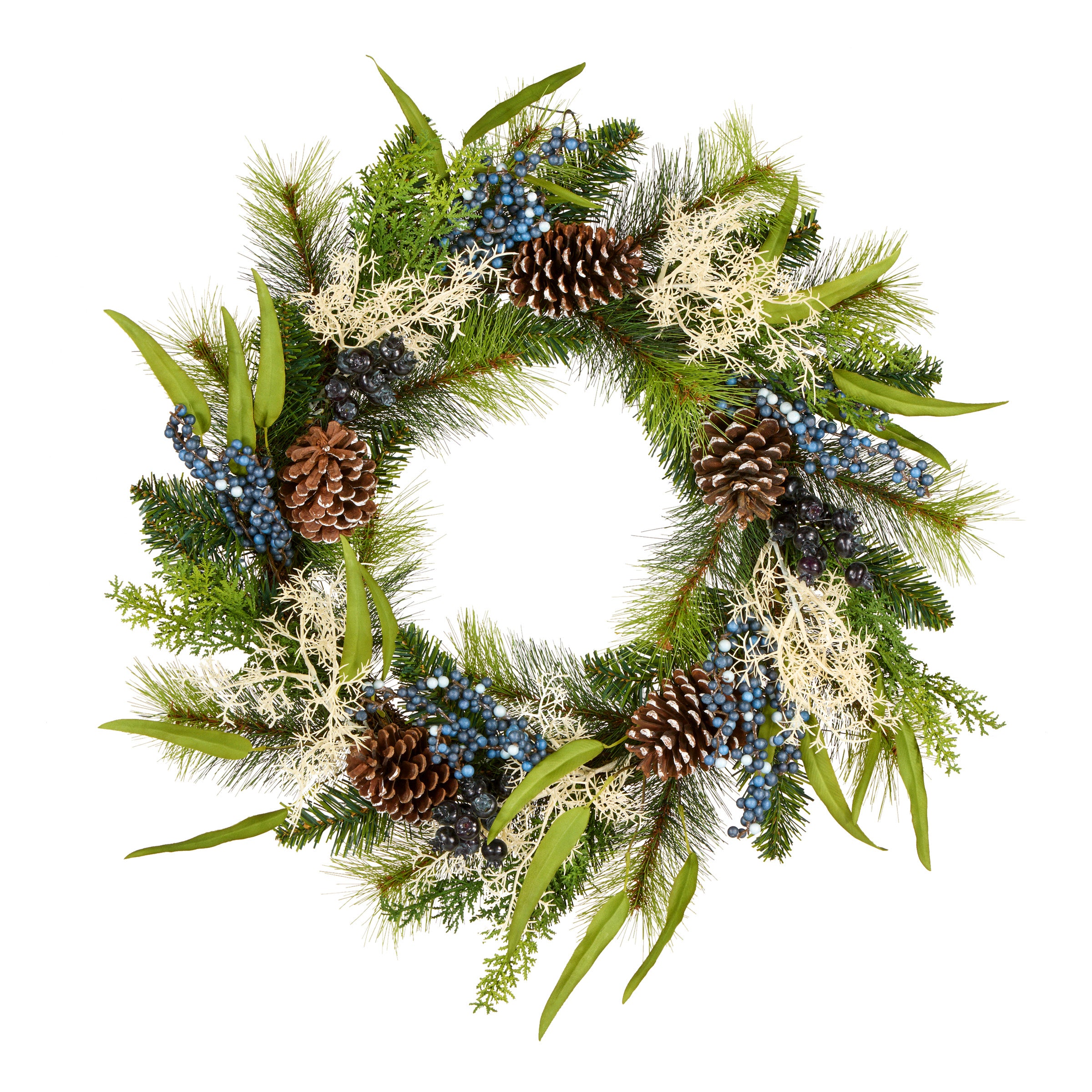 24 in. Blueberry Fields Wreath · National Tree Company
