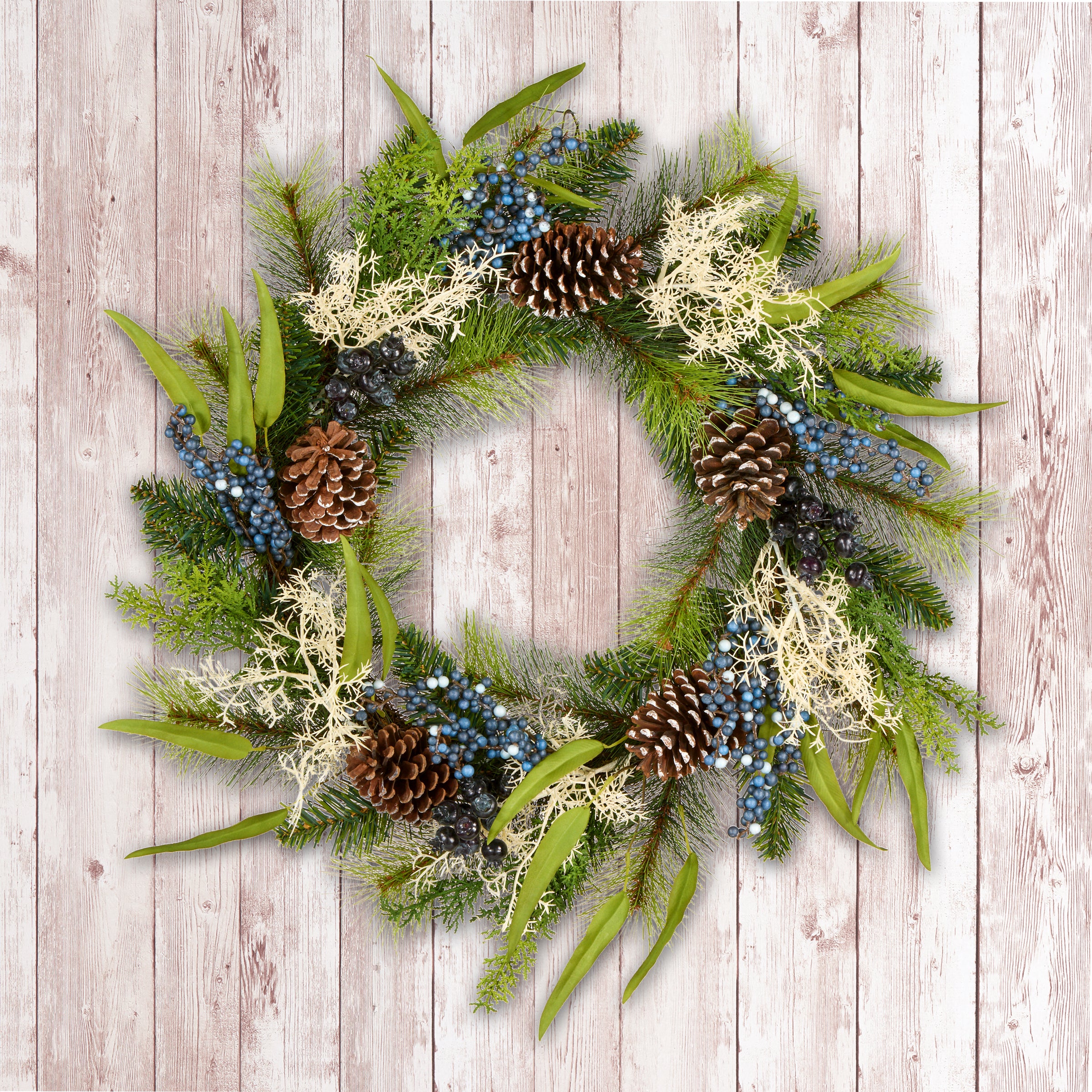 24 in. Blueberry Fields Wreath · National Tree Company