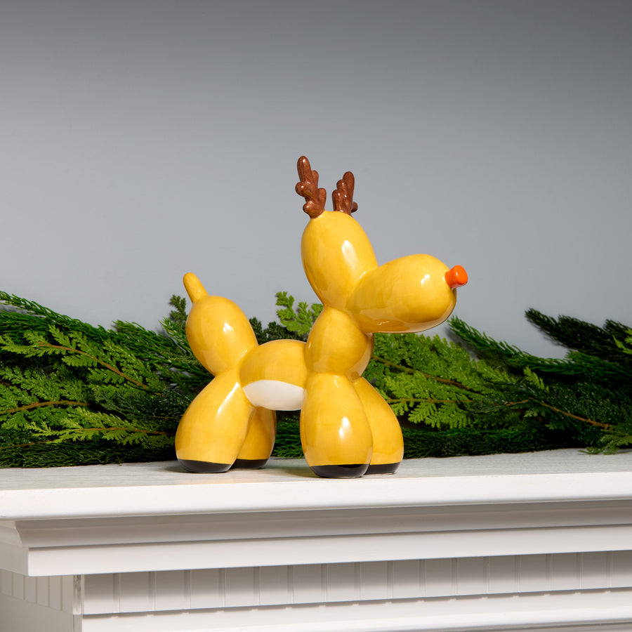 8 in. Reindeer Balloon Figurine