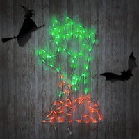 Halloween Lighted Sign Decoration, White, Zombie Hand, LED Lights, Plug In, 3 Feet - National Tree Company