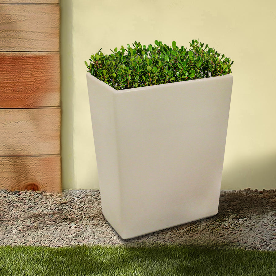 27 in. Flower Planter with Color Changing LED Lights