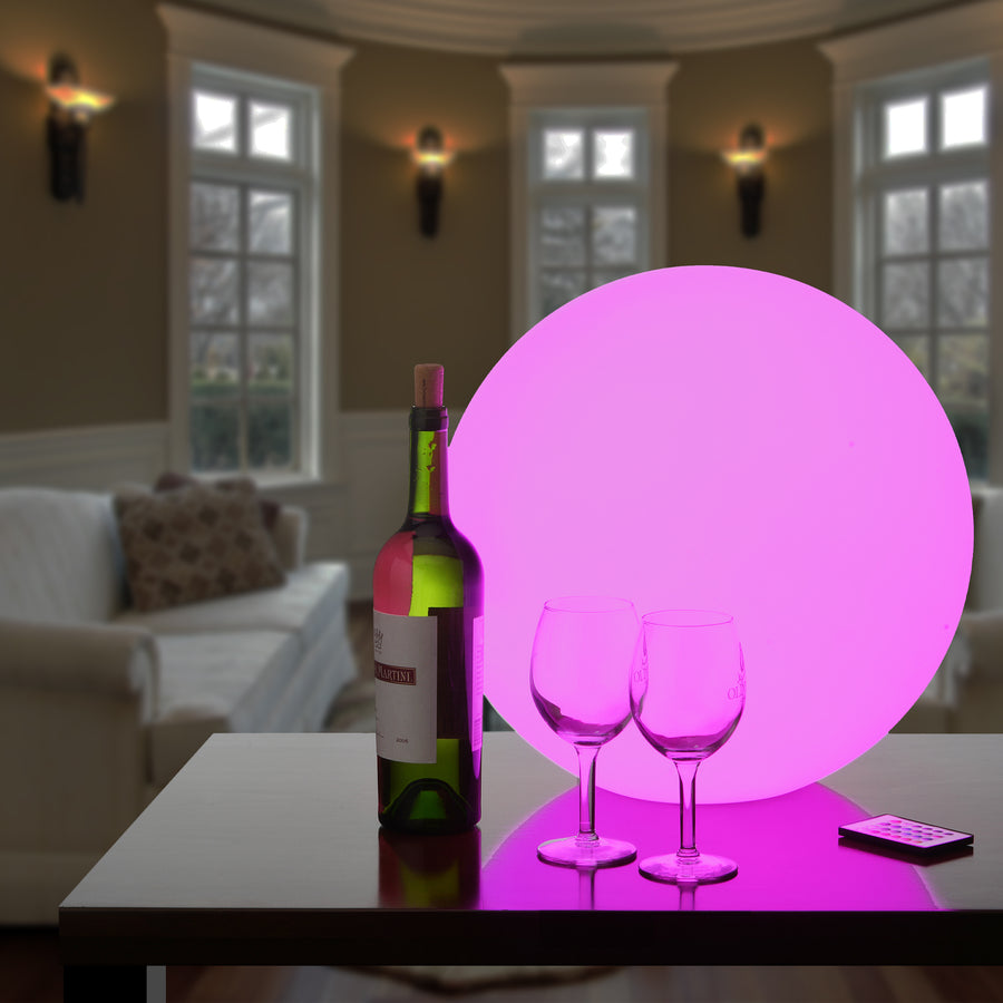 16 in. Sealed Orb with Color Changing LED Lights