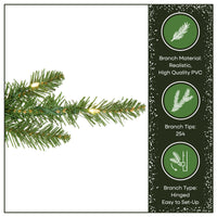 4 ft. Pre-Lit Havenwood Fir Slim Tree with Warm White LED Lights - National Tree Company