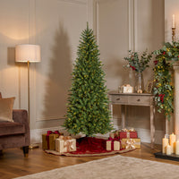 6.5 ft. Pre-Lit Havenwood Tree with Warm White LED Lights - National Tree Company