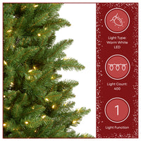 6.5 ft. Pre-Lit Havenwood Tree with Warm White LED Lights - National Tree Company