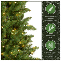 6.5 ft. Pre-Lit Havenwood Tree with Warm White LED Lights - National Tree Company