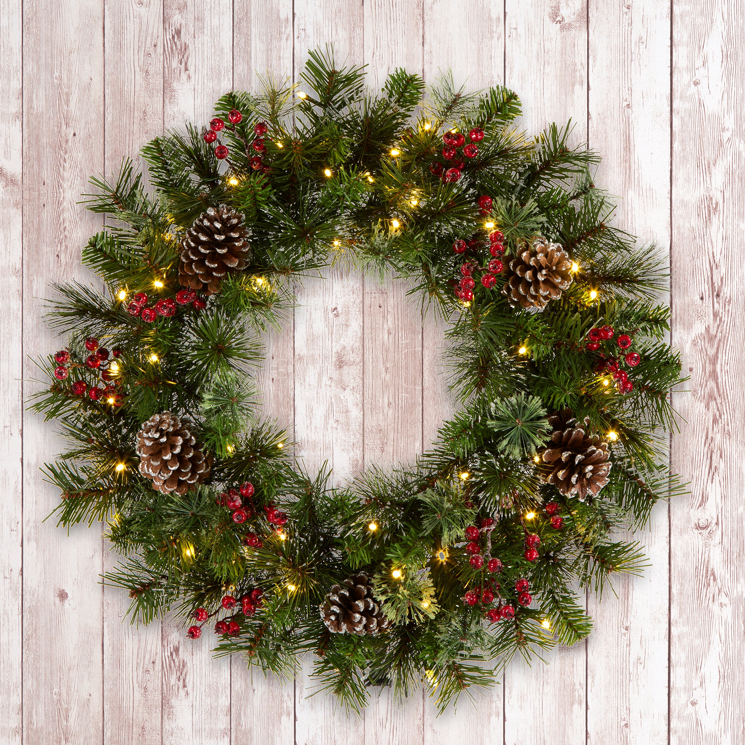 National Tree Company Pine Wreath - Thumbnail 2