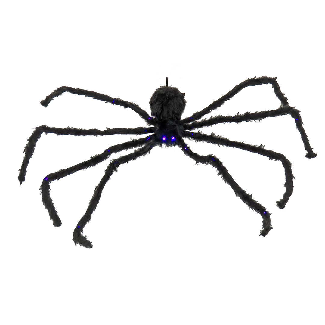 Halloween 50' Spider, LED Lights- Battery Operated