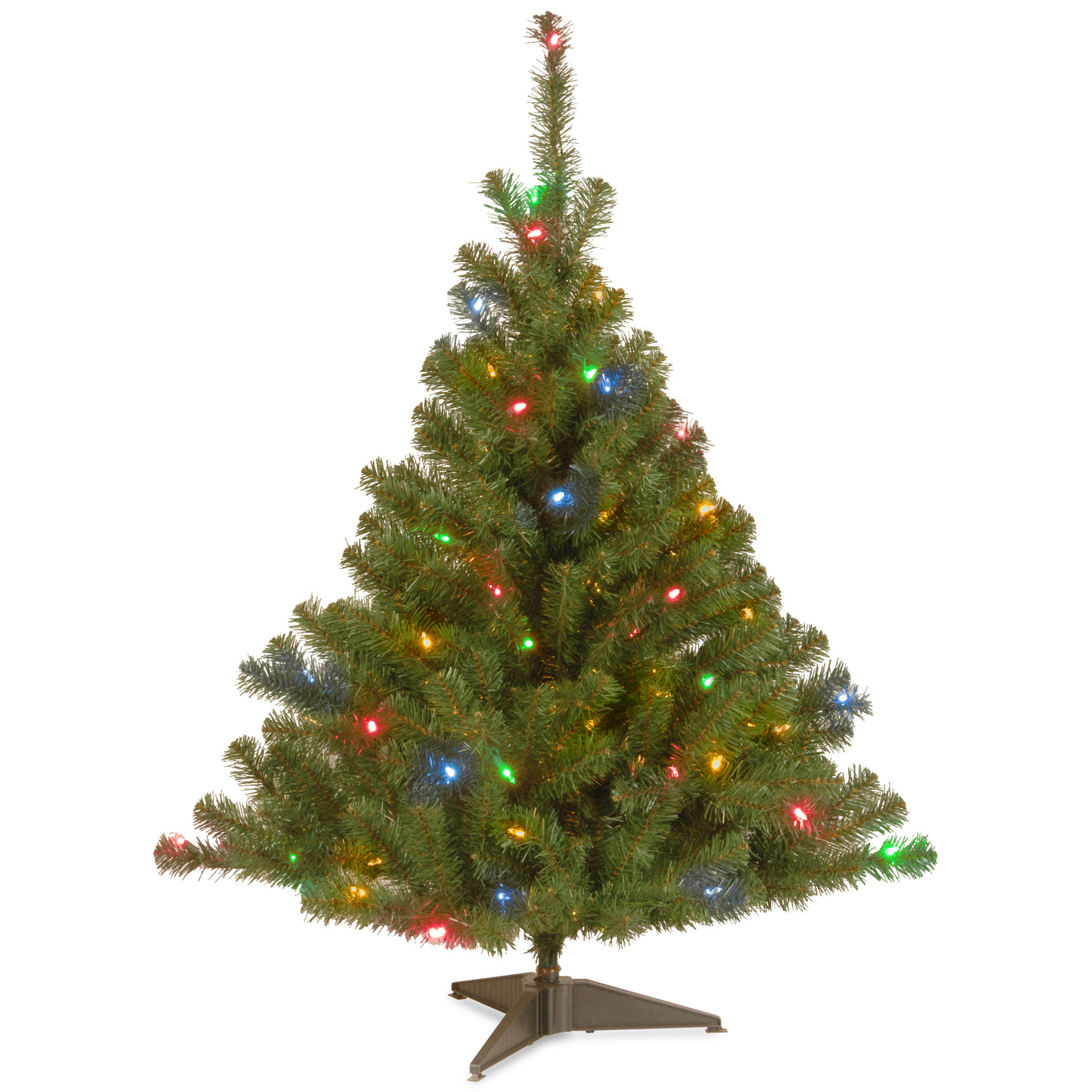 4 ft. Pre-Lit Kincaid Spruce Tree with Multicolor Lights - National Tree Company