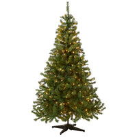 6 ft. Pre-Lit Kincaid Spruce Tree with Clear Lights - National Tree Company