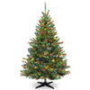 6 ft. Pre-Lit Kincaid Spruce Tree with Multicolor Lights, Plug-In - National Tree Company